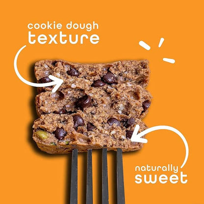 Feel Vegan Protein Bars | Sunbutta Chocolate Chip | Keto | Gluten Free | Organic | Ashwagandha | 15g Plant Protein | Low C...