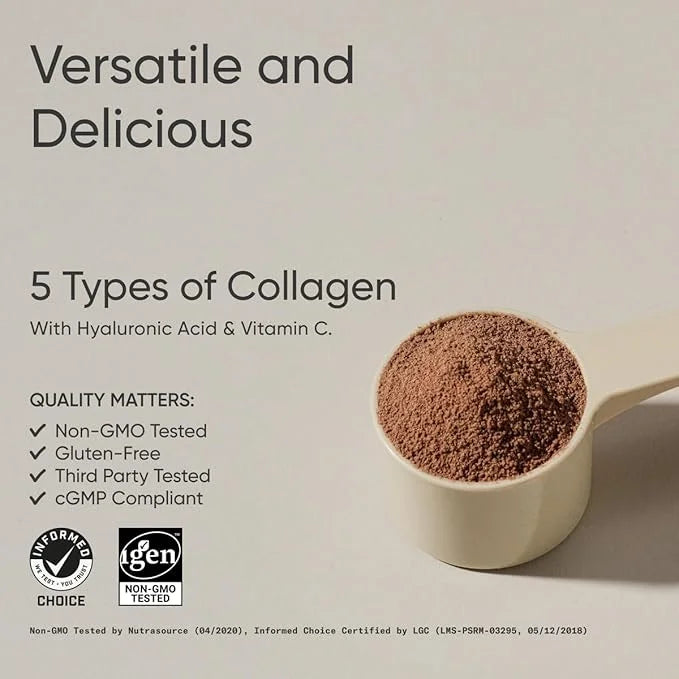 Sports Research Multi Collagen Protein Powder 5 Types 30 Servings