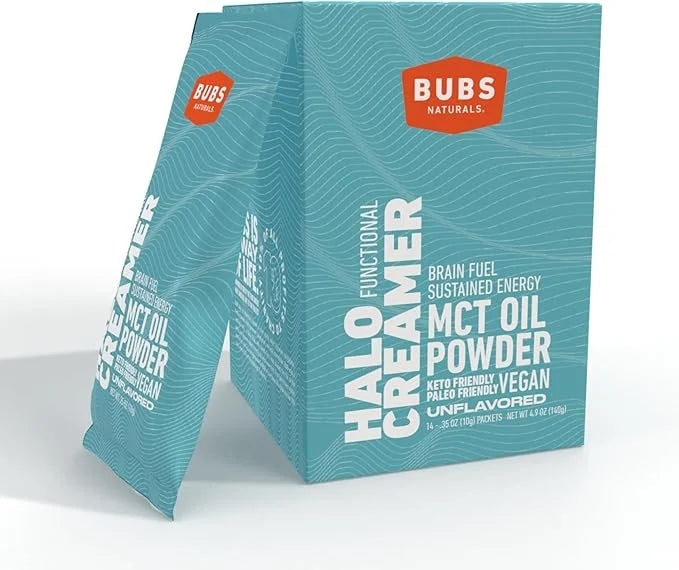 BUBS Naturals MCT Oil Powder Packets - Medium Chain Triglycerides - Keto Vegan & Paleo Friendly - Healthy Coconut Fats + L...