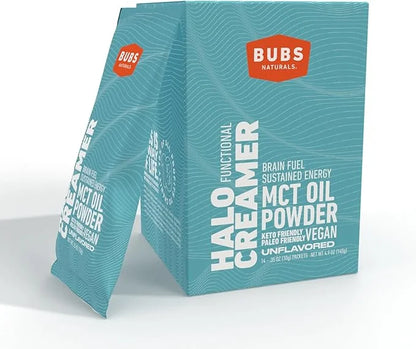 BUBS Naturals MCT Oil Powder Packets - Medium Chain Triglycerides - Keto Vegan & Paleo Friendly - Healthy Coconut Fats + L...