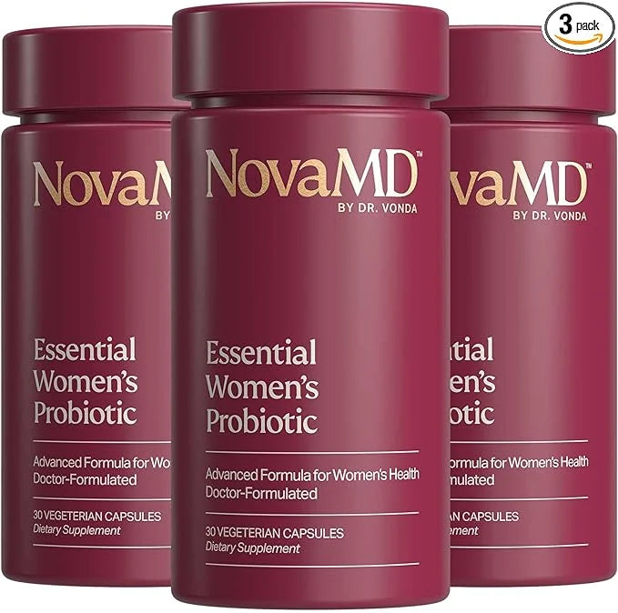 by Dr. Vonda Essential Gluten-Free Probiotics (3 Pack), 50 Billion