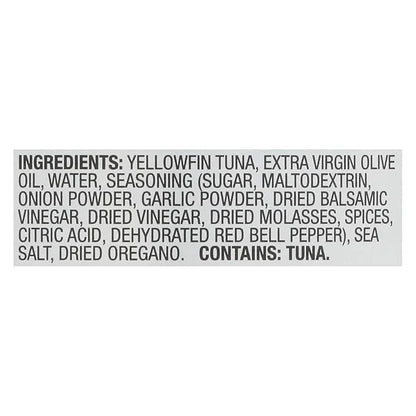 Bumble Bee Prime Balsamic & Herb Yellowfin Tuna in Extra Virgin Olive Oil, 5 oz Can - Wild Caught Ahi Tuna - 28g Protein P...
