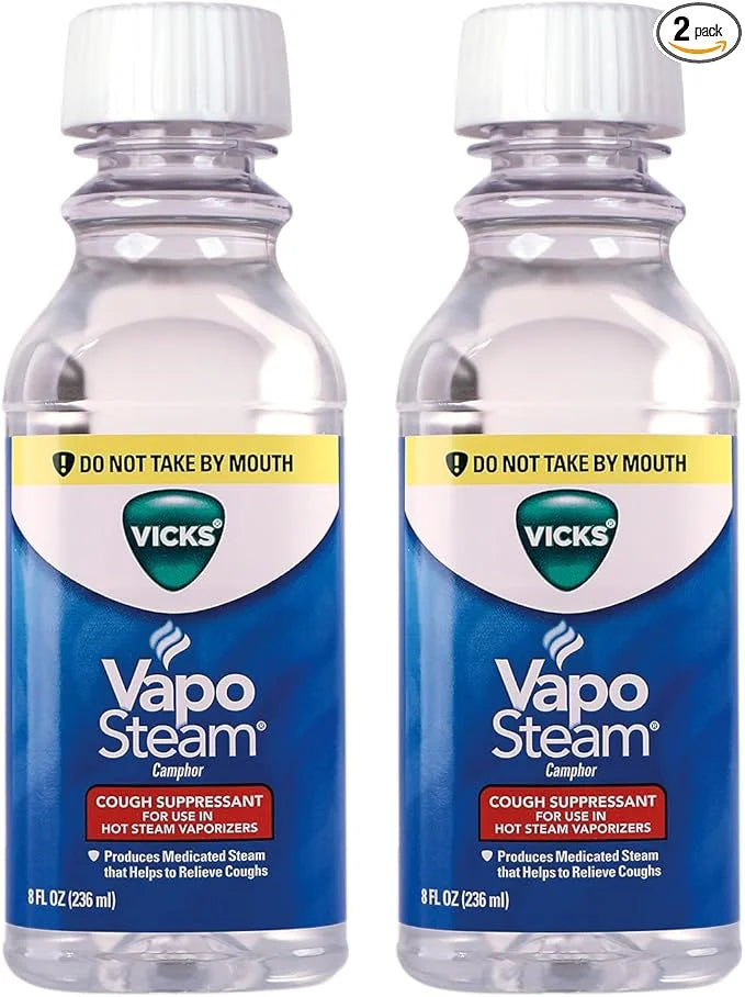 Vicks VapoSteam Medicated Liquid with Camphor, 8 Oz 2)