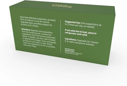 Vitamin E Suppositories 35 IU 24 Count