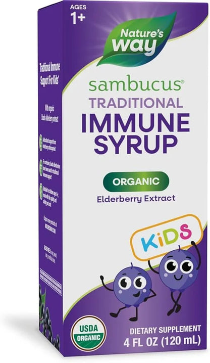 Nature's Way Sambucus Elderberry Traditional Immune 1+, Traditional 4 Fl