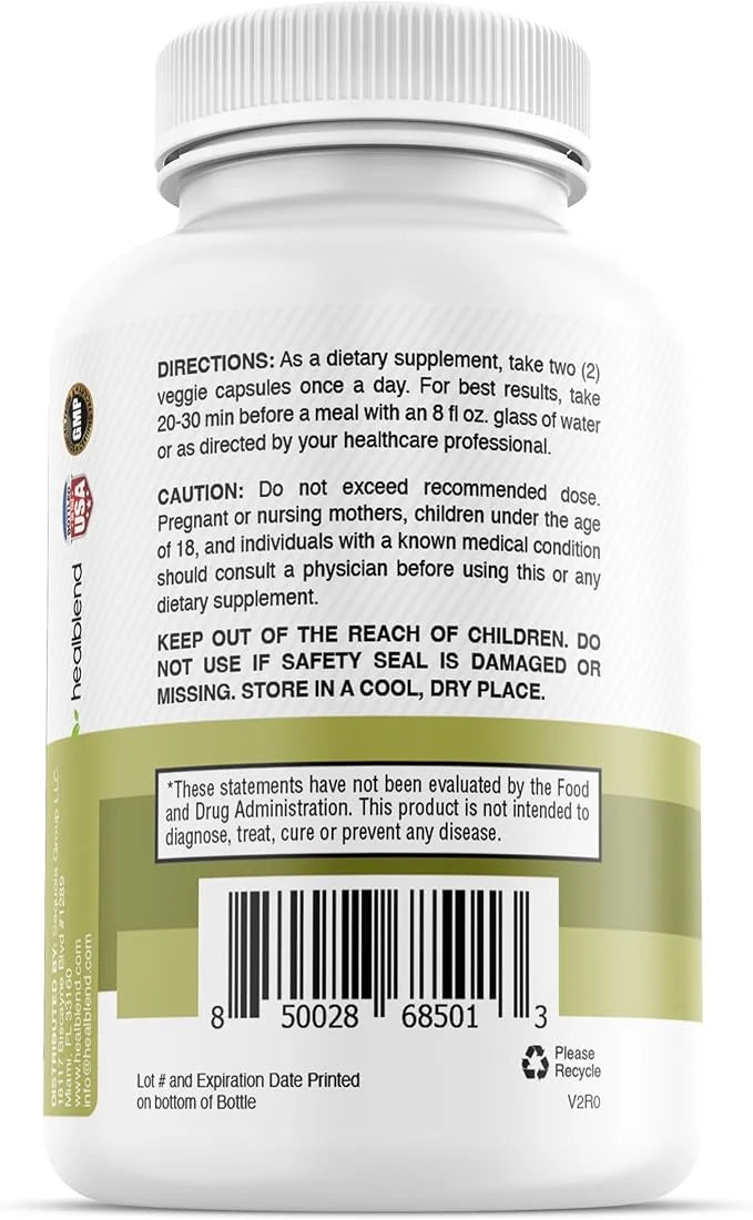 Liver Support - Natural Milk Thistle 60 Veggie (30 Days