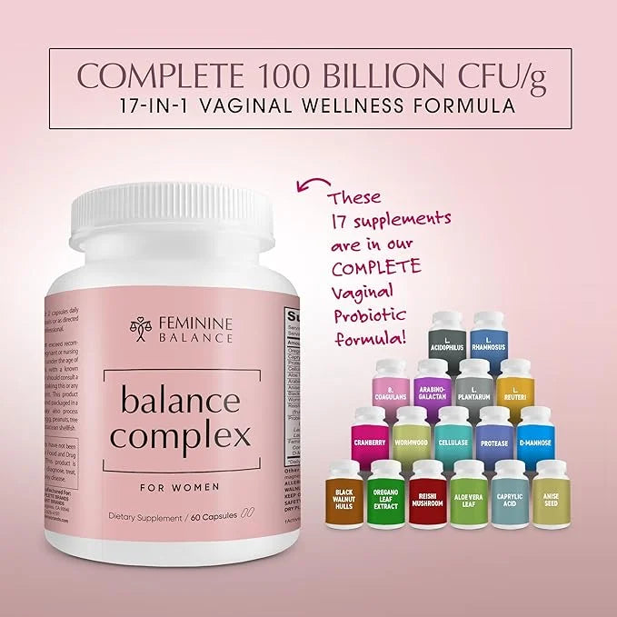 Balance Complex 17-in-1 Vaginal Health 100 60 Capsules