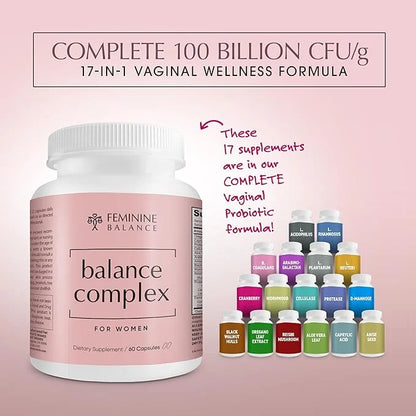 Balance Complex 17-in-1 Vaginal Health 100 60 Capsules
