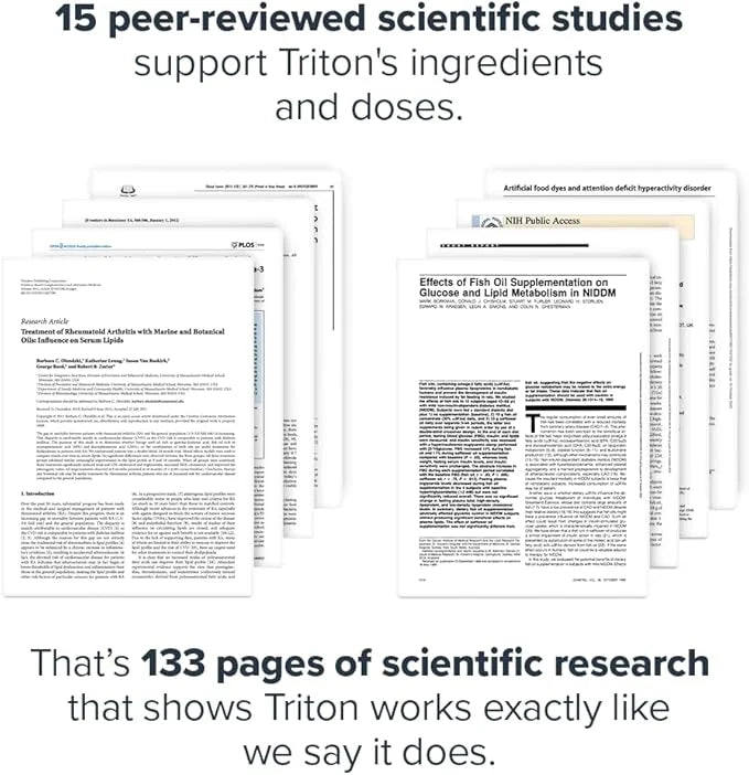 LEGION Triton Fish Oil Capsules 3 Essential 2400mg EPA 30 Svgs