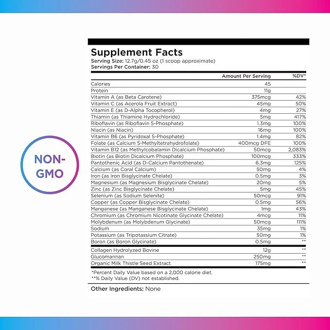 Livingood Daily Collagen Powder for Women 30 Servings