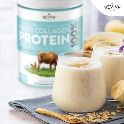 Revive Naturals Vanilla Multi Collagen Protein Powder 400g - 5 Types