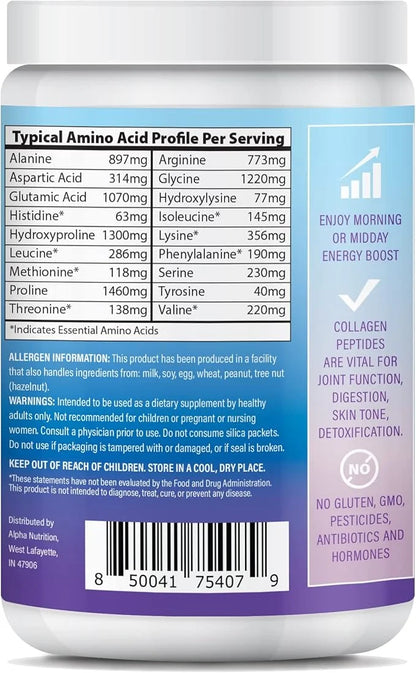 Peptide Energy Collagen Powder Hair, Nail, 8.92 oz