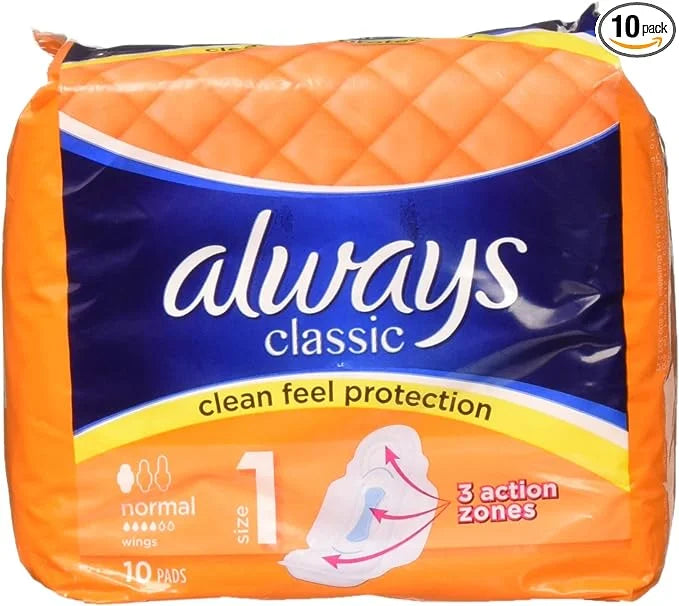 Always Classic Clean Feel Protection 10