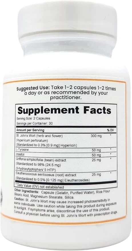 Serotonin+Booster Mood Support Matrix 5HTP Dietary 60 Count