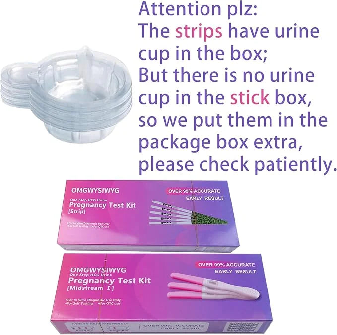 Early Detection Pregnancy Test Kits 22 Counts, x12, Hcg x10, Ultra 2 Ways Check(12+10 Counts)
