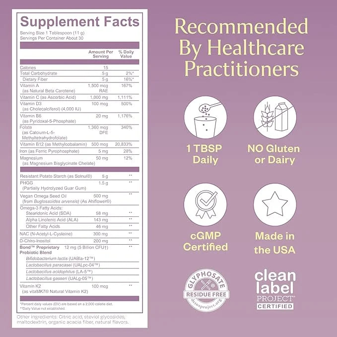 BOND Hormone Balance for Women - Daily Balance Multivitamin Drink w/Prenatal Vitamins for Hormone Harmony, Nutrient Levels...