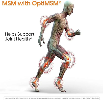 Doctor's Best MSM with OptiMSM, Joint 1000 mg, 180 Veggie