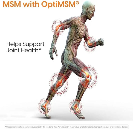 Doctor's Best MSM with OptiMSM, Joint 1000 mg, 180 Veggie