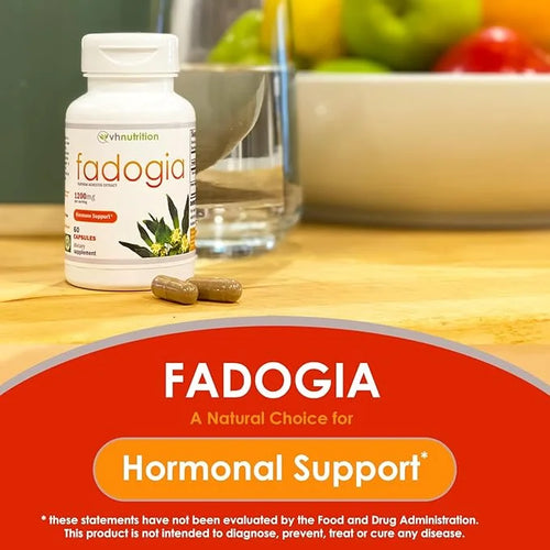 VH Nutrition FADOGIA AGRESTIS | 1200mg Per Serving | Men's Hormonal Support* | Natural Vitality and Energy Boost | Support...