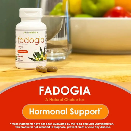 VH Nutrition FADOGIA AGRESTIS | 1200mg Per Serving | Men's Hormonal Support* | Natural Vitality and Energy Boost | Support...
