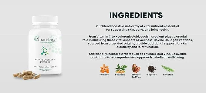 XpandAge's Bovine Collagen Peptides contain Biotin,