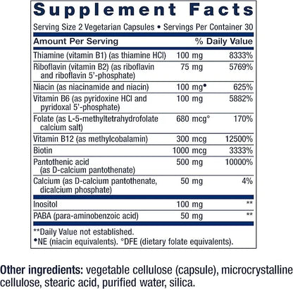 Life Extension Bioactive Complete B-complex, Heart, 60 Vegetarian