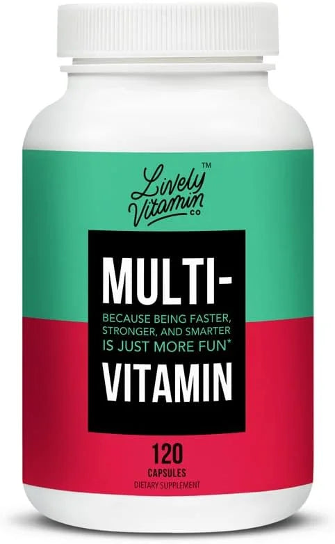 LIVELY VITAMIN CO. Multivitamin 37 Vitamins 120 Vegetarian