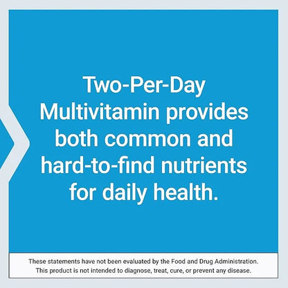 Life Extension Two-Per-Day Multivitamin, Vitamins B, 25 Vitamins, 120 Capsules
