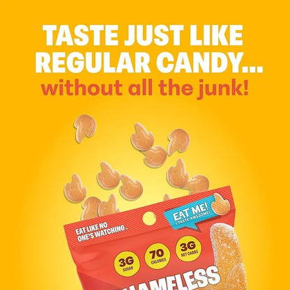 Shameless Snacks - Healthy Low Calorie Snacks, Low Carb Keto Gummies (Gluten Free Candy) - 6 Pack Chili Mango Fire - Produ...