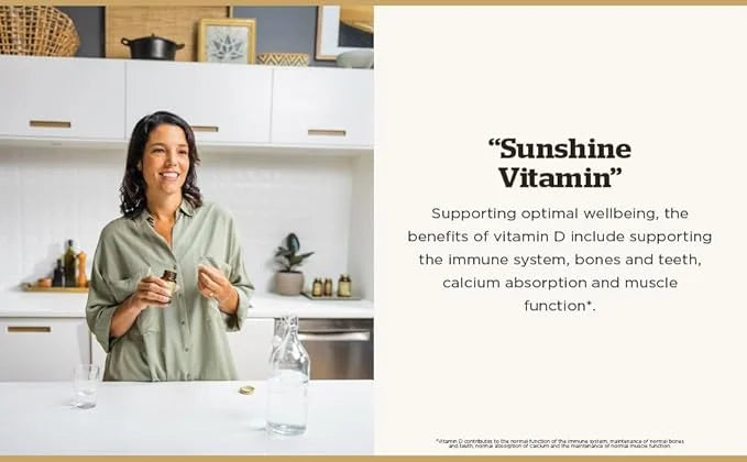 Solgar Vitamin D3 (Cholecalciferol) 25 MCG (1000 IU), 250 Softgels 250 Servings