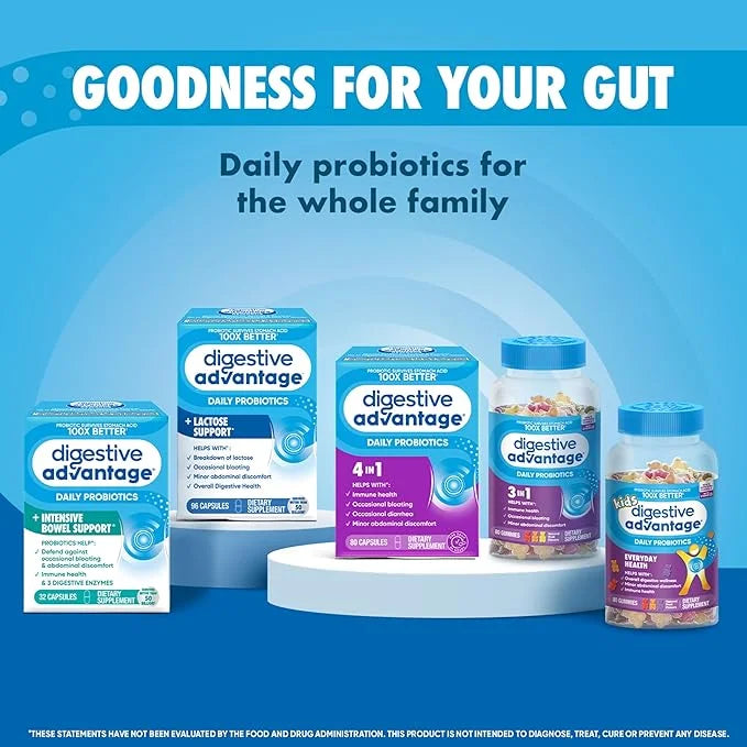 Digestive Advantage Probiotics + Lactase Digestive 96ct