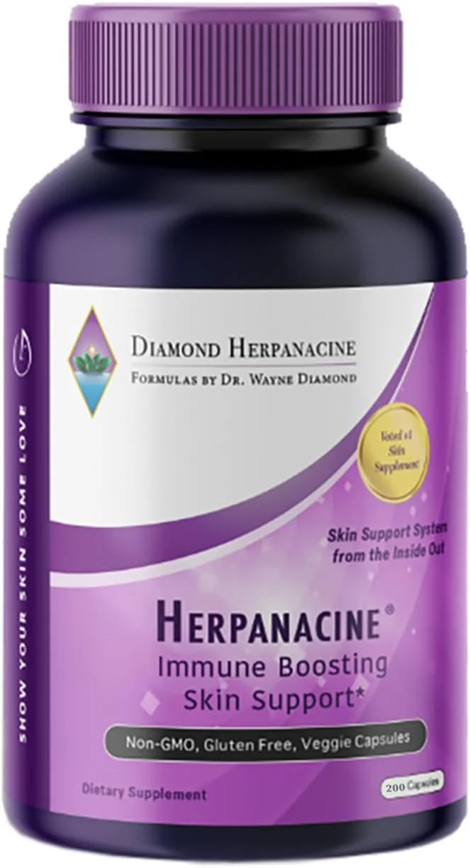 Diamond Herpanacine Natural Skin Care and (200 Count)