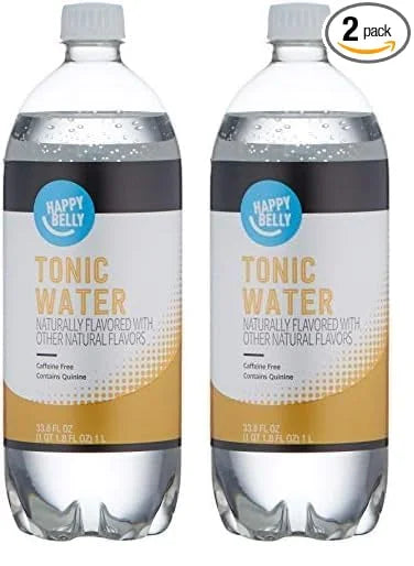 Amazon Brand - Happy Belly Water Tonic Liquid, 33.8 fl oz (Pack of 2) - Product Image