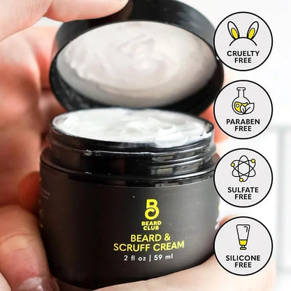 The Beard Club Biotin Beard Cream - Moisturizing and Hydrating Shea Beard Butter for Healthier Facial Hair & Skin - Produc...