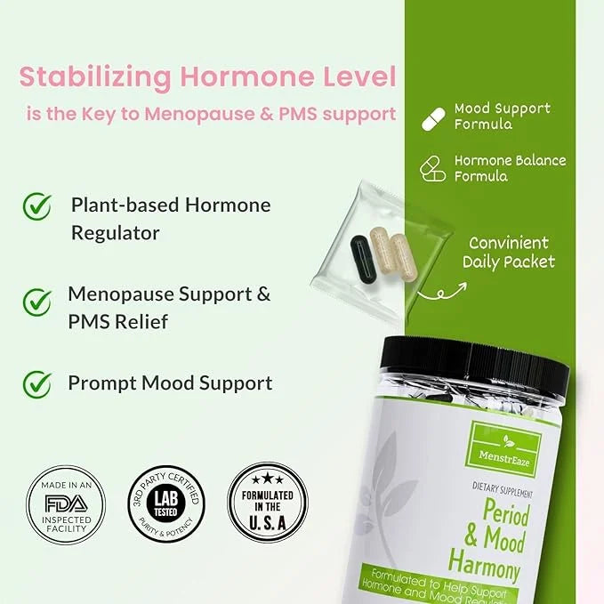 Mood Support & Hormone Balance &B6 Vitamins, 30 Serves