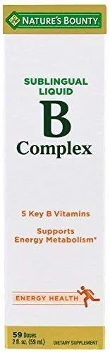 Nature's Bounty Vitamin B Complex Sublingual 2 oz