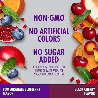 V8 +Energy Black Cherry and Pomegranate Blueberry Juice Energy Drinks, 8 fl oz Can (24 Pack) - Product Image