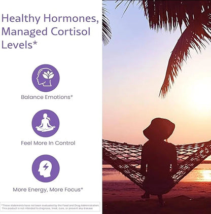 WellPath Soothe Hormone Balance for Women + Cortisol Supplements for Women | Thyroid Support, Mood Support, & Metabolism B...