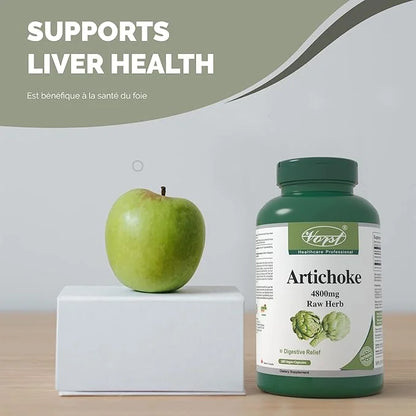 Vorst Artichoke 4800mg Raw Equivalent (1200mg 4:1 Extract 180 Vegan