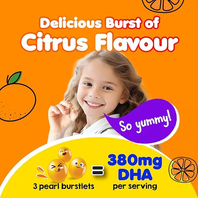 LABO Nutrition I My Kids Brain 76% Ultra-concentrated 3 DHA D3 & K2, Orange