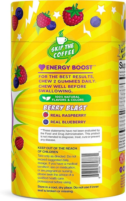 NUTRAMIN Energy Boost Vitamin Gummy B12, Green 90 ct