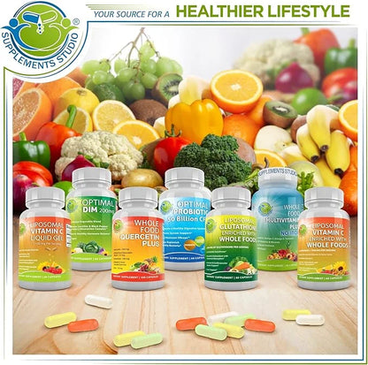 Vegan Whole Food Multivitamin with Iron, CoQ10, Omegas, 180 Count
