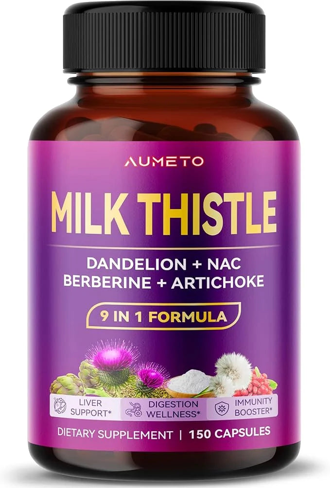 Ultra Milk Thistle 9 in 1 Formula 17,372mg with (150 count 1))