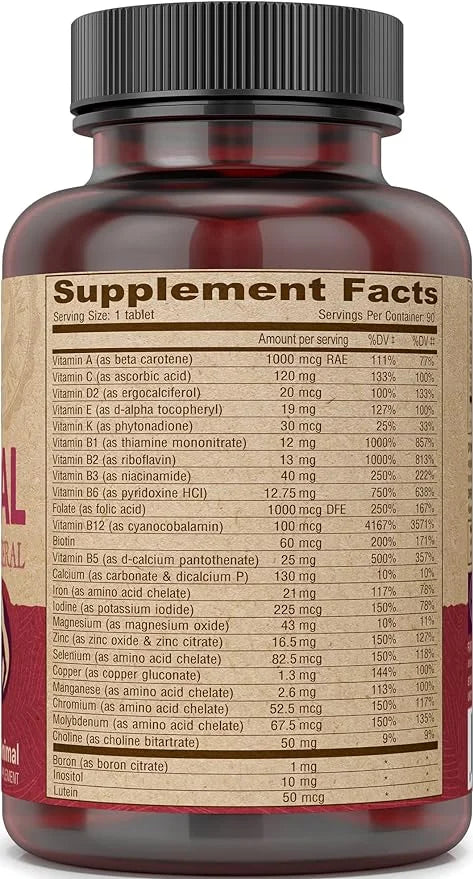 DEVA Vegan Vitamins Prenatal Multivitamin & Mineral 90 Vegetarian 2