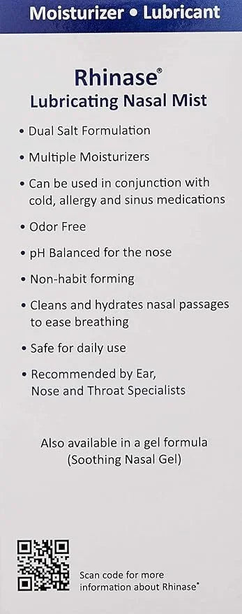 Rhinase Allergy Relief Saline Nasal Spray 300 Sprays