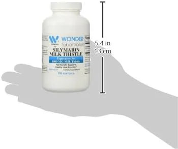 Wonder Labs Silymarin Milk Thistle, Supports 250 Softgels