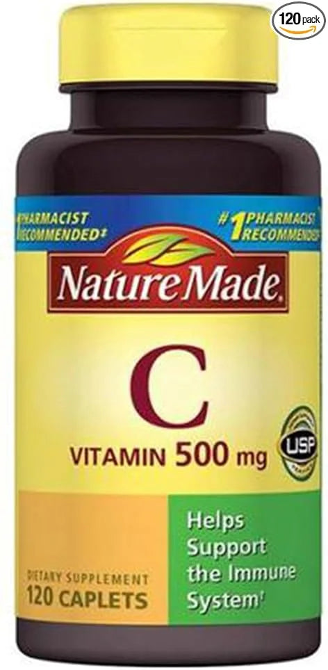 Nature Made Vitamin C Dietary Supplement 500mg, 120 120 count