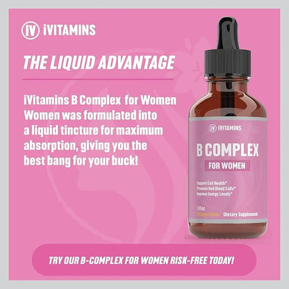 B Complex Vitamins for Women B12 Complex 1 fl