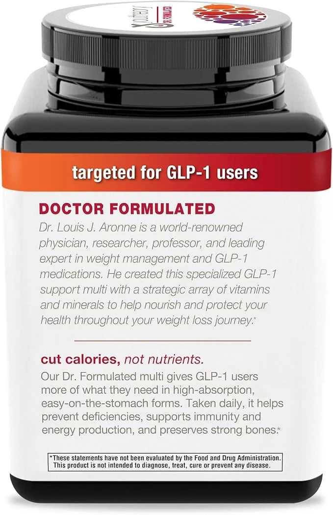 Youtheory High Potency Multi GLP-1 Support - High Absorption Multivitamins - for Immune Support & Bone Health - Gentle on ...