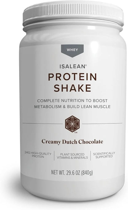 IsaLean Protein Shake - Complete Superfood Meal Replacement Shake for Maintaining Healthy Weight and Lean Muscle Growth wi...